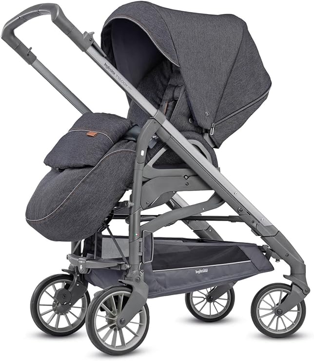 Inglesina Trilogy Tek El Tek Hamle ile Katlanıp Açılan Çift Yönlü Bebek Arabası Özel Koleksiyon - Village Denim