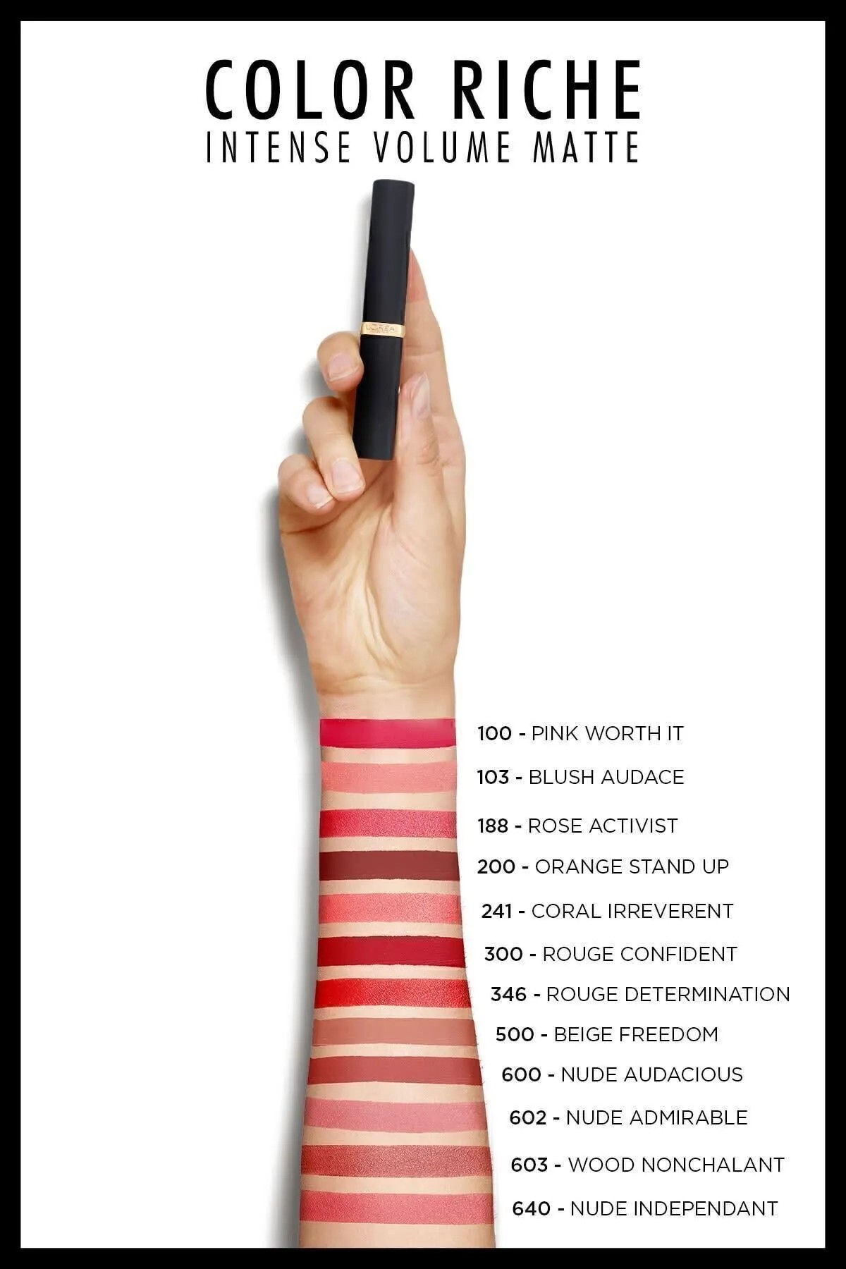 Loreal Paris Color Riche Intense Volume Matte Ruj - 200 Orange Stand Up