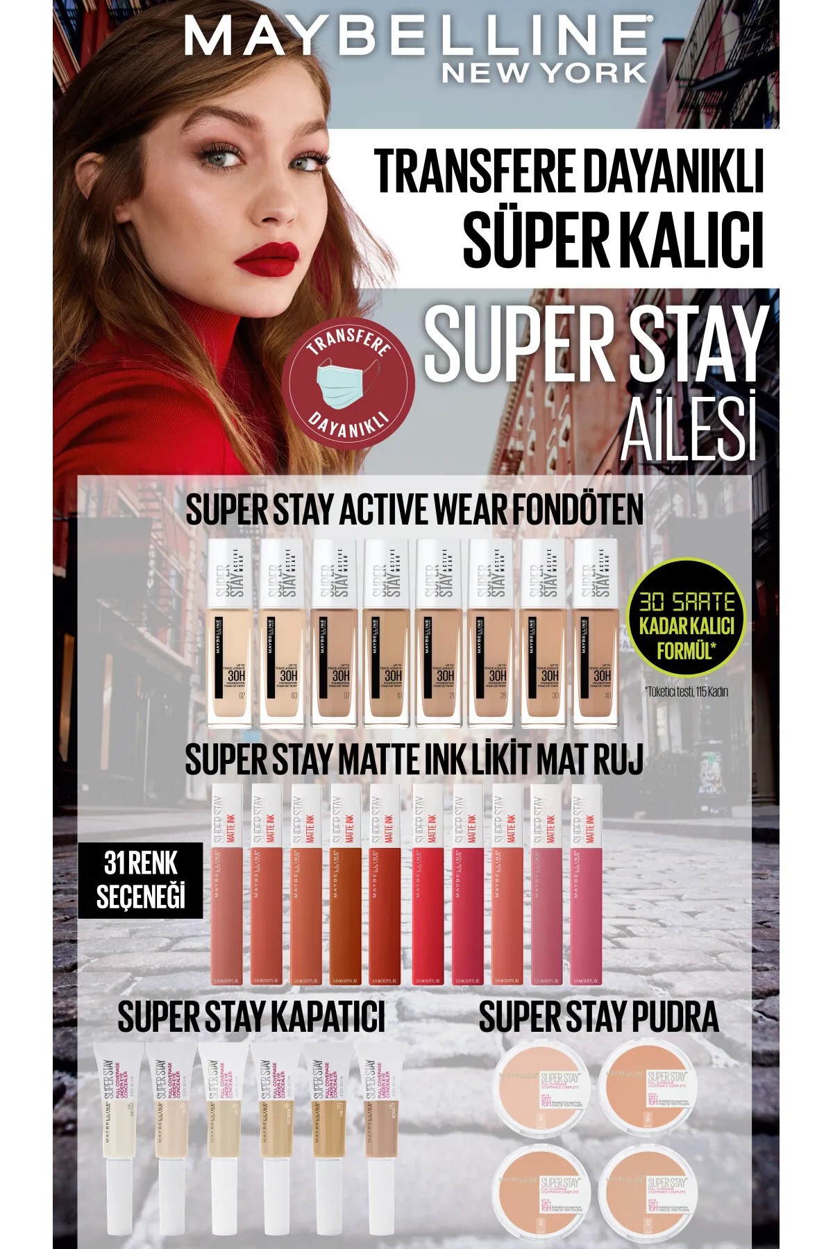 Maybelline New York Super Stay Matte Ink City Edition Likit Mat Ruj - 125 Inspirer