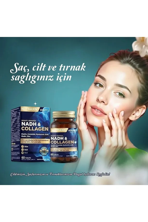 Nutraxin Nadh Collagen Takviye Edici Gıda 60 Tablet
