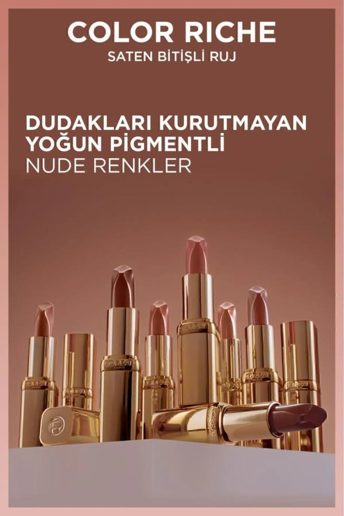 Loreal Paris Color Riche Saten Bitişli Ruj 107 Seine Sunset