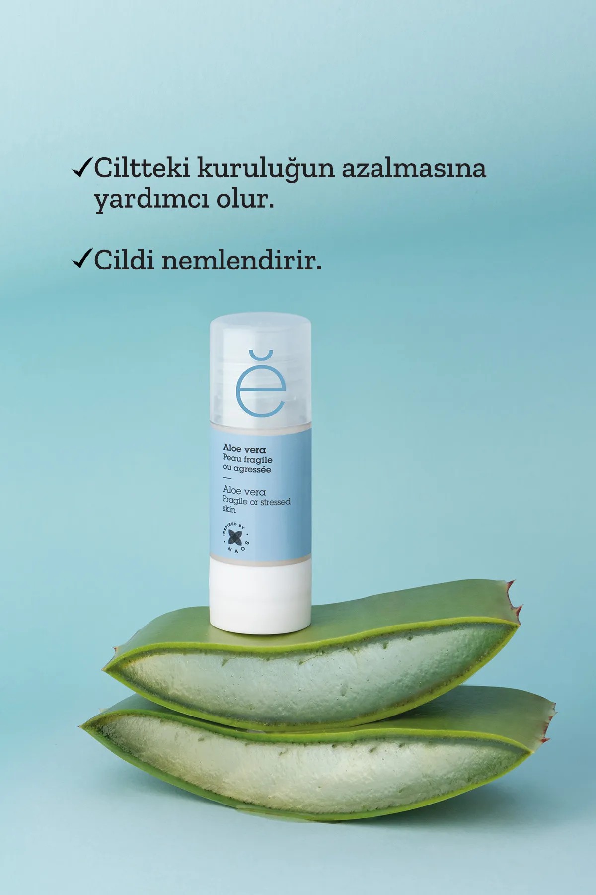 Etat Pur Pure Active Aloe Vera Nemlendirici Yatıştırıcı Saf Konsantre Cilt Bakım Serumu 15 ml Kuru Cilter
