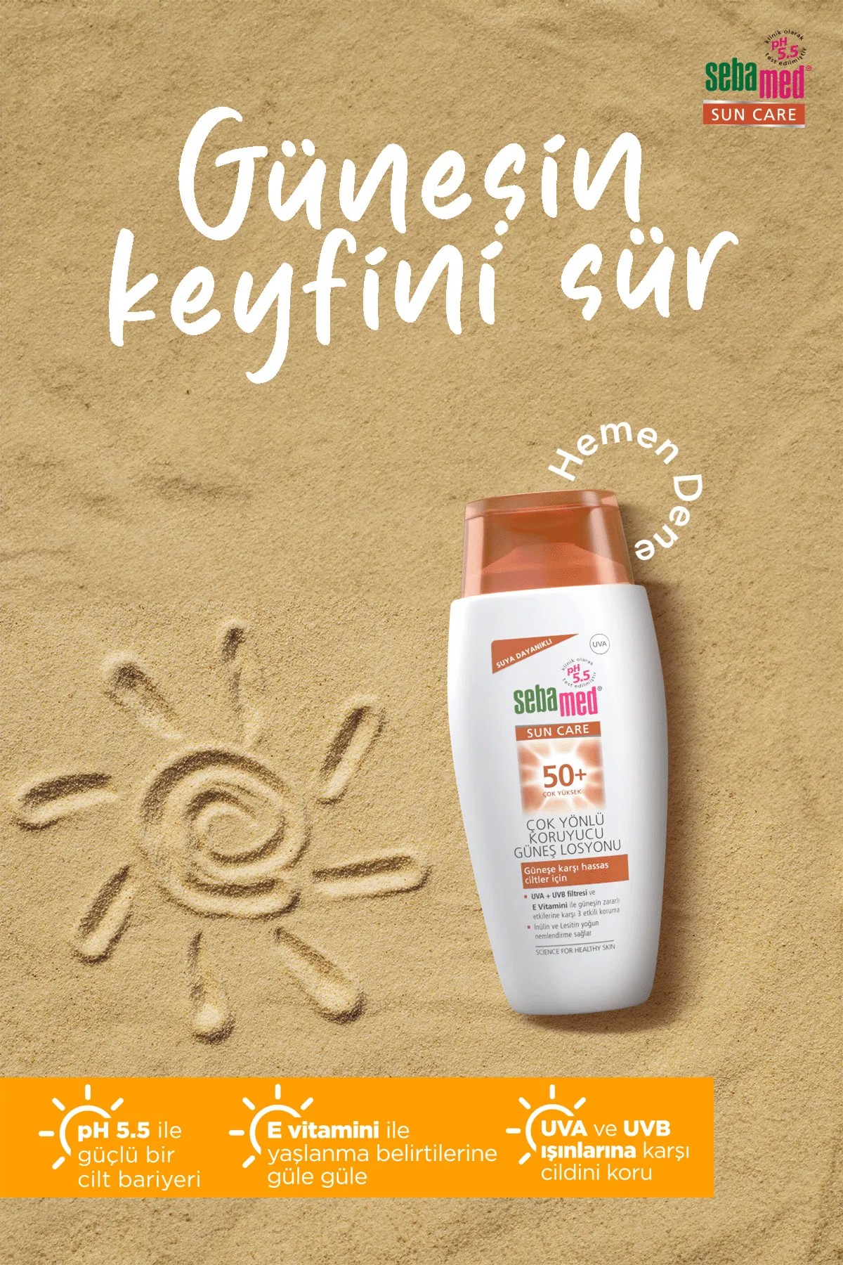 Sebamed Sun Care Güneş Losyonu 50 SPF 150 ml