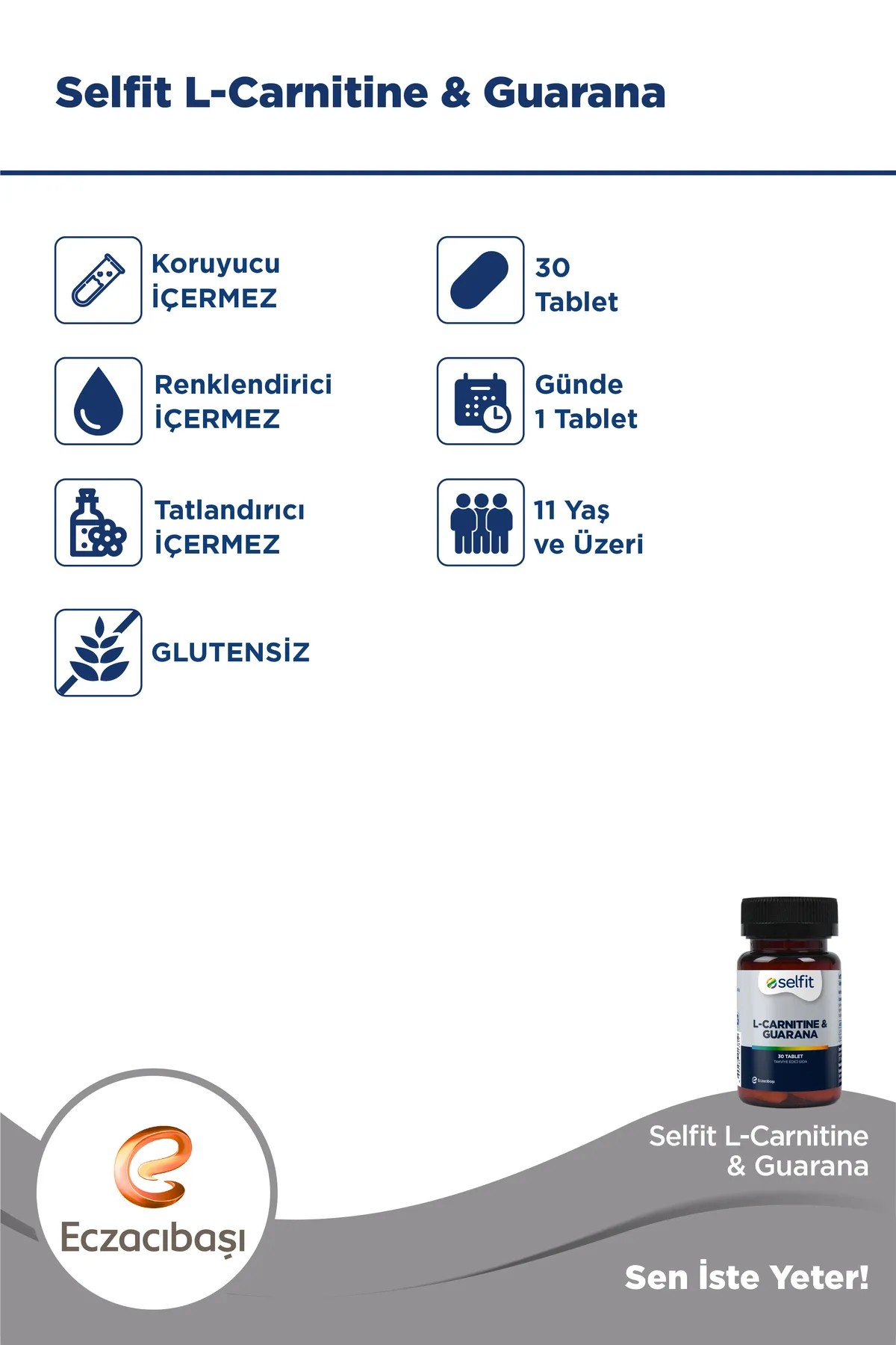 Selfit L-Carnitine & Guarana 30 Tablet