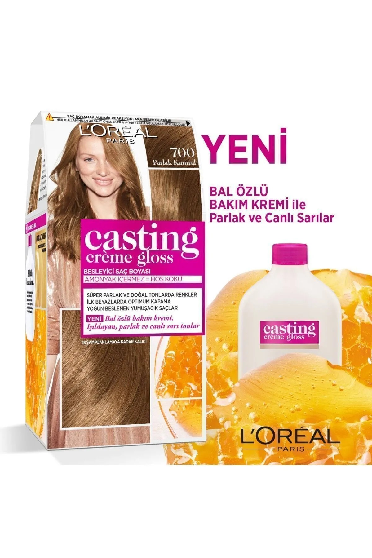 Loreal Paris Saç Boyası Casting Creme Gloss 700 Parlak Kumral