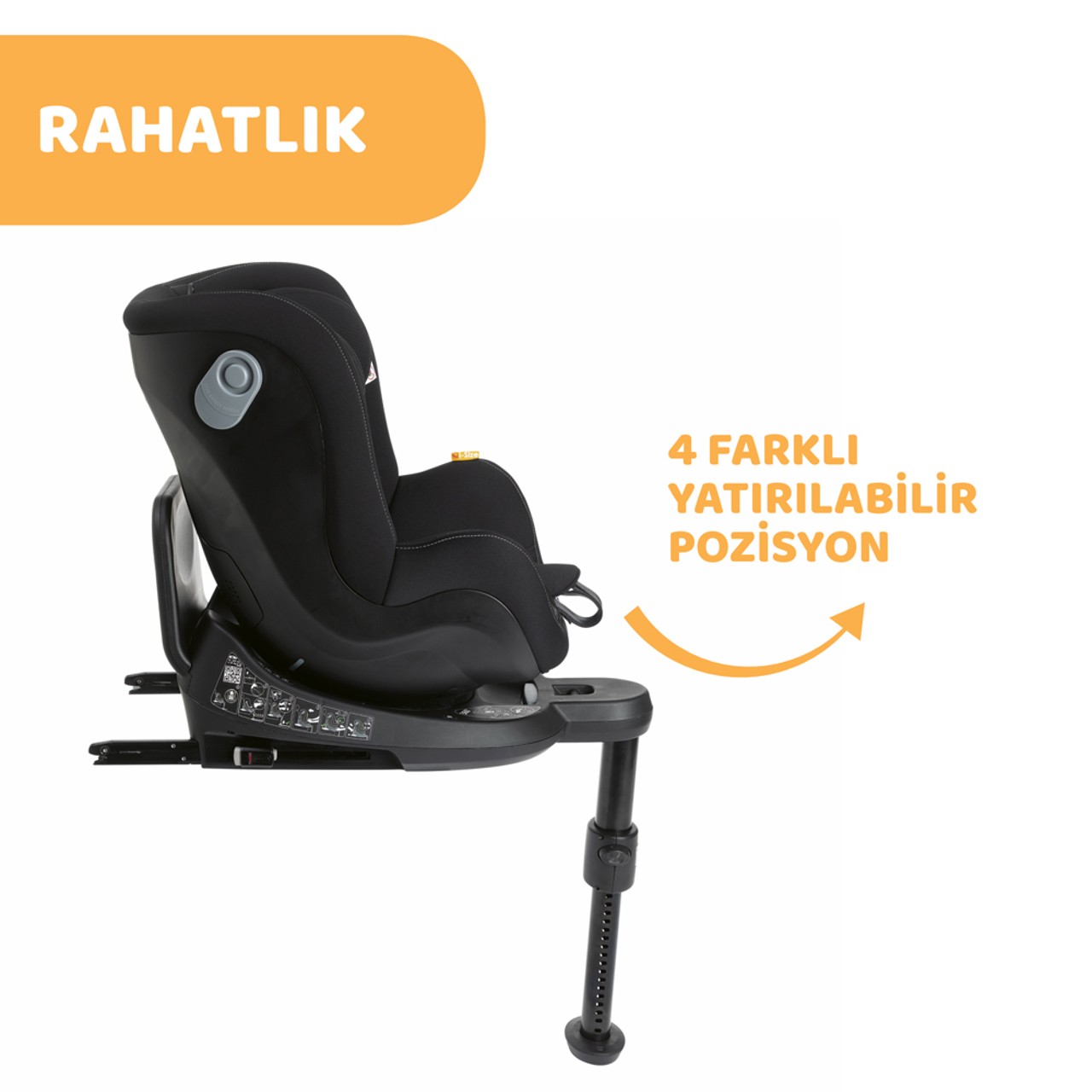 Chicco Seat2fit i-Size Air Oto Koltuğu Siyah