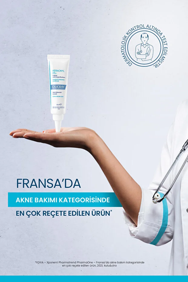 Ducray Keracnyl PP+ Akneye Eğilimli Ciltler İçin Bakım Kremi 30 ml