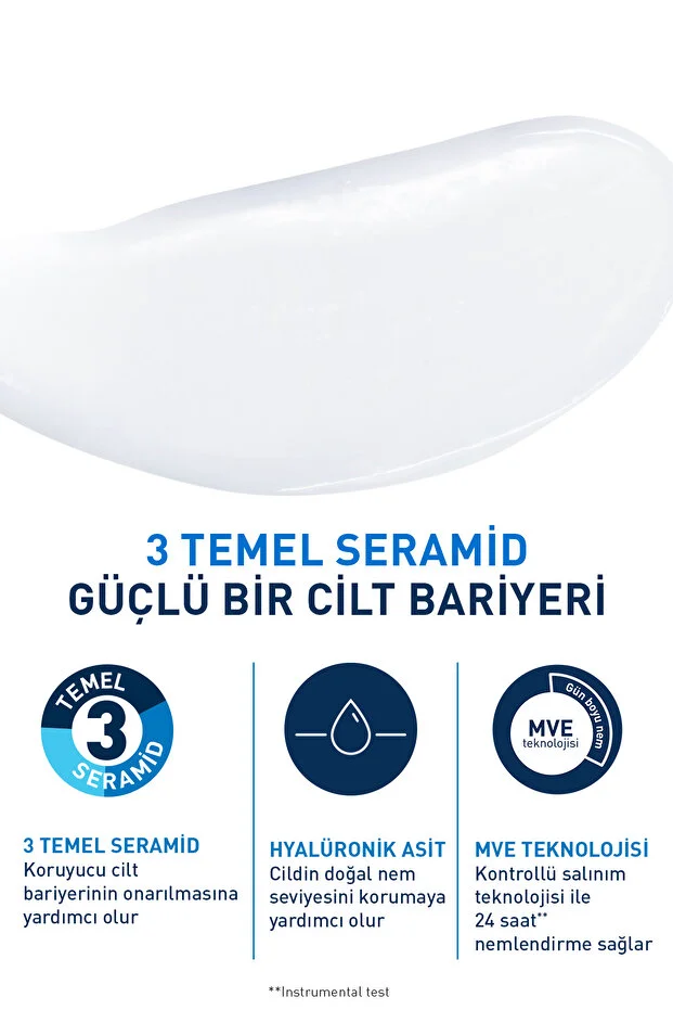 CeraVe Seramid ve Hyalüronik Asit içeren Nemlendirici Yüz ve Vücut Losyonu Kuru ve Çok Kuru Ciltler İçin 236 ml
