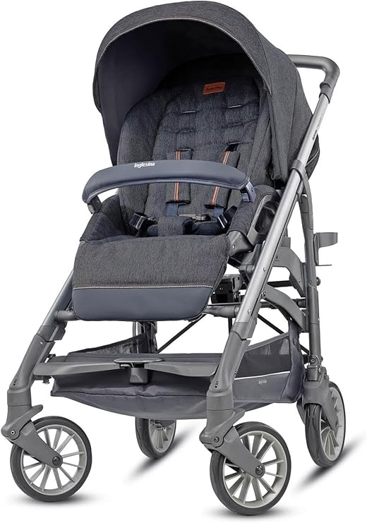 Inglesina Trilogy Tek El Tek Hamle ile Katlanıp Açılan Çift Yönlü Bebek Arabası Özel Koleksiyon - Village Denim