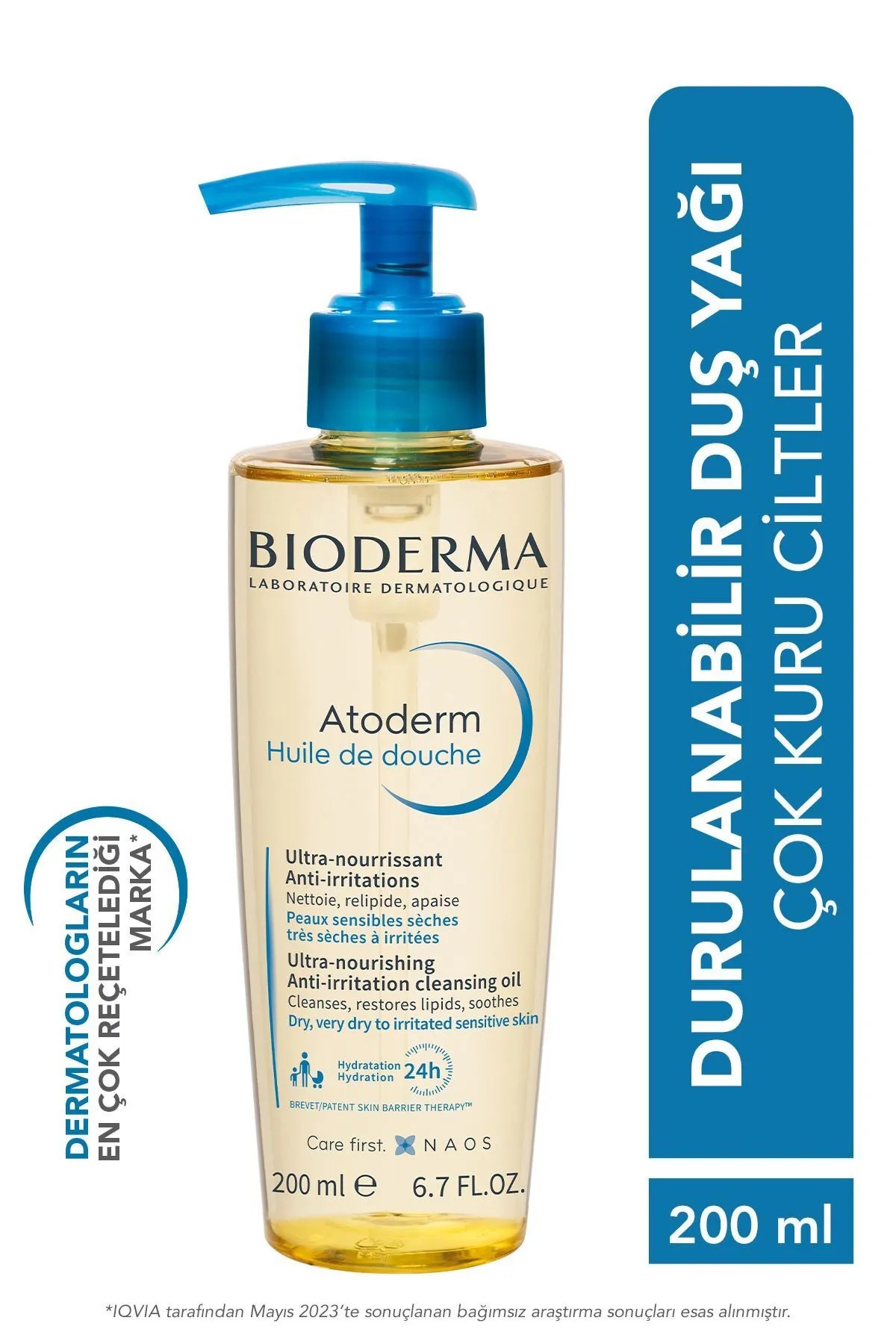 Bioderma Atoderm Kuru Cilt Nemlendirici Besleyici Duş Yağı 200 ml