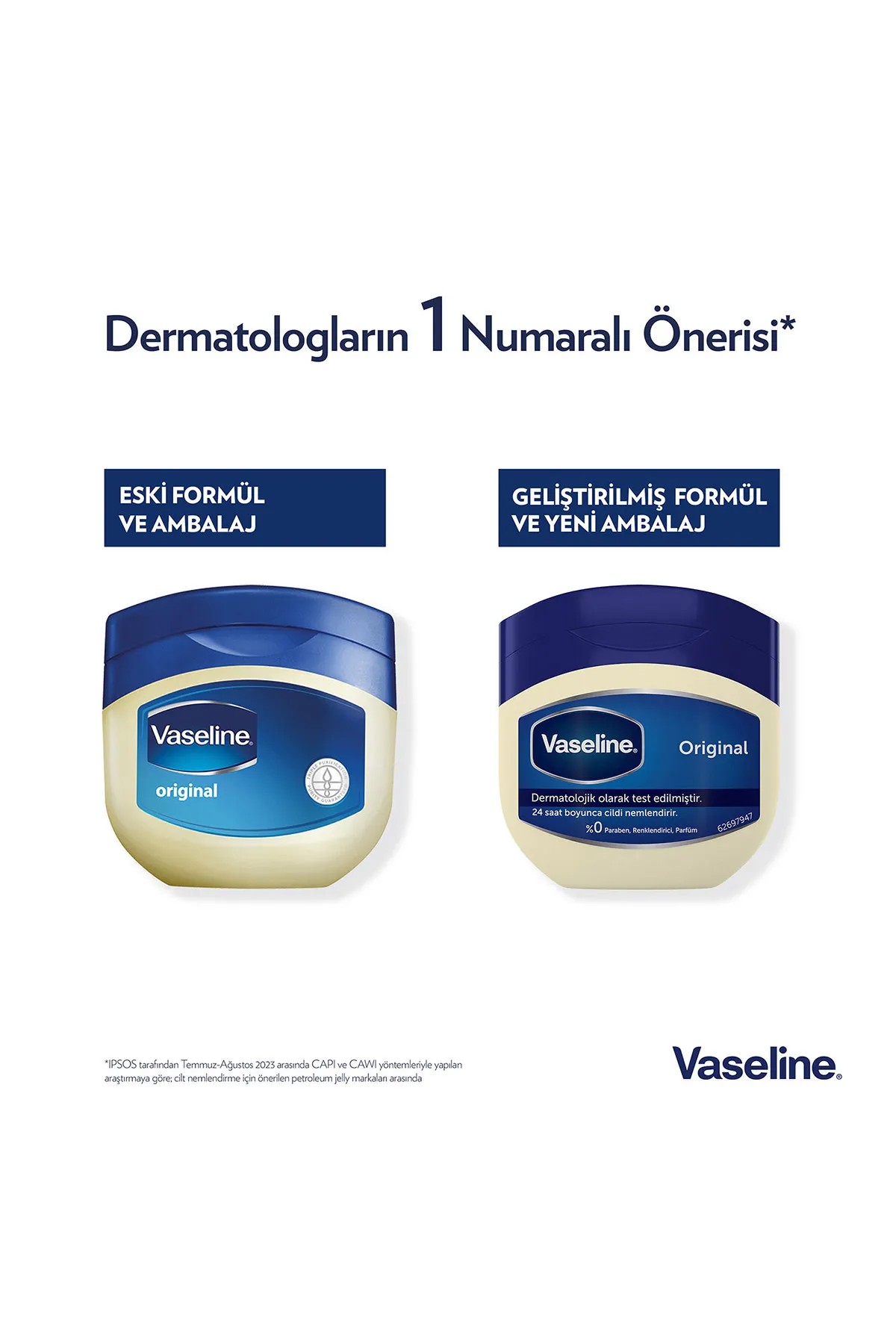 Vaseline Nemlendirici Jel Original 100 ml X2
