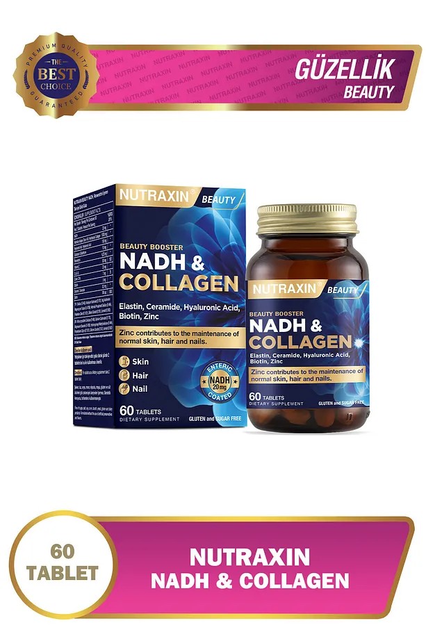 Nutraxin Nadh Collagen Takviye Edici Gıda 60 Tablet