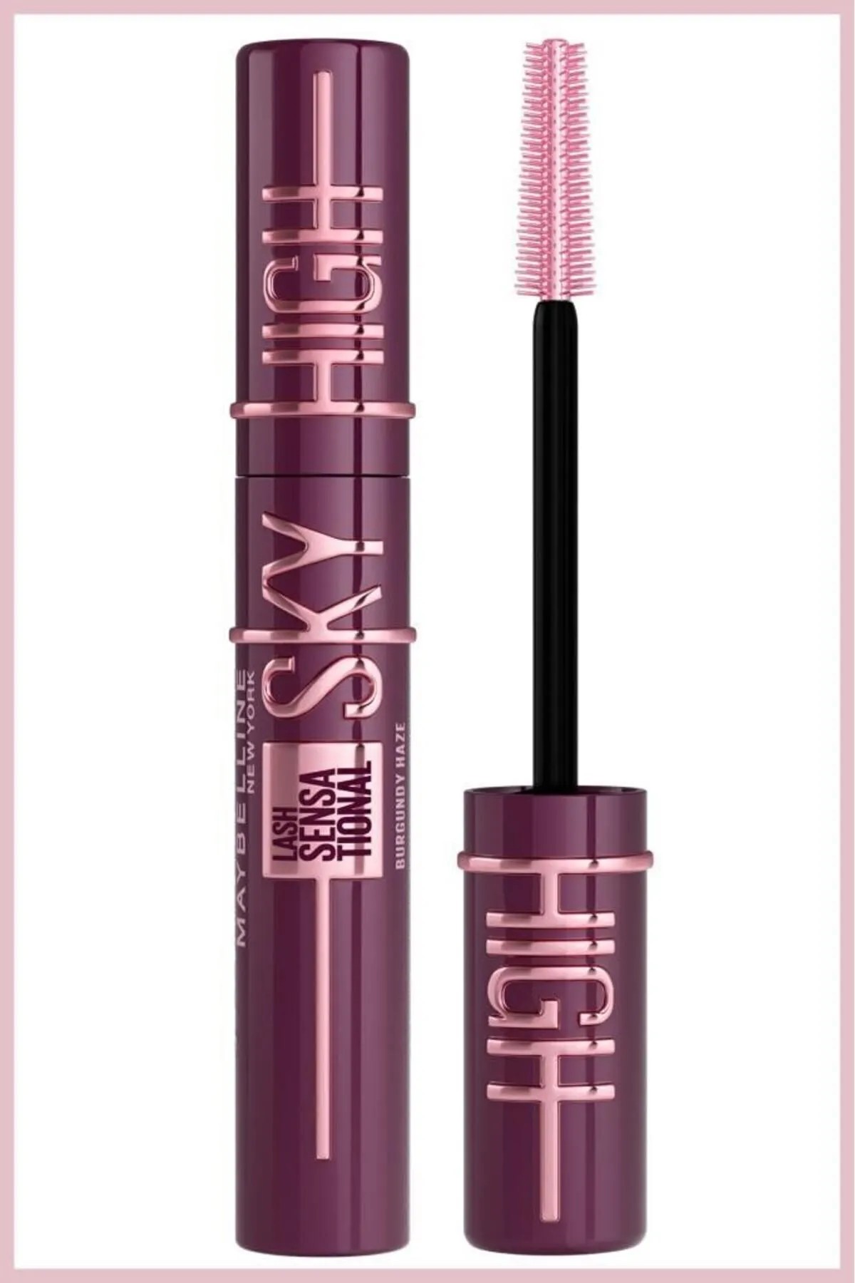 Maybelline New York Lash Sensational Sky High Burgundy Haze Maskara - Mürdüm