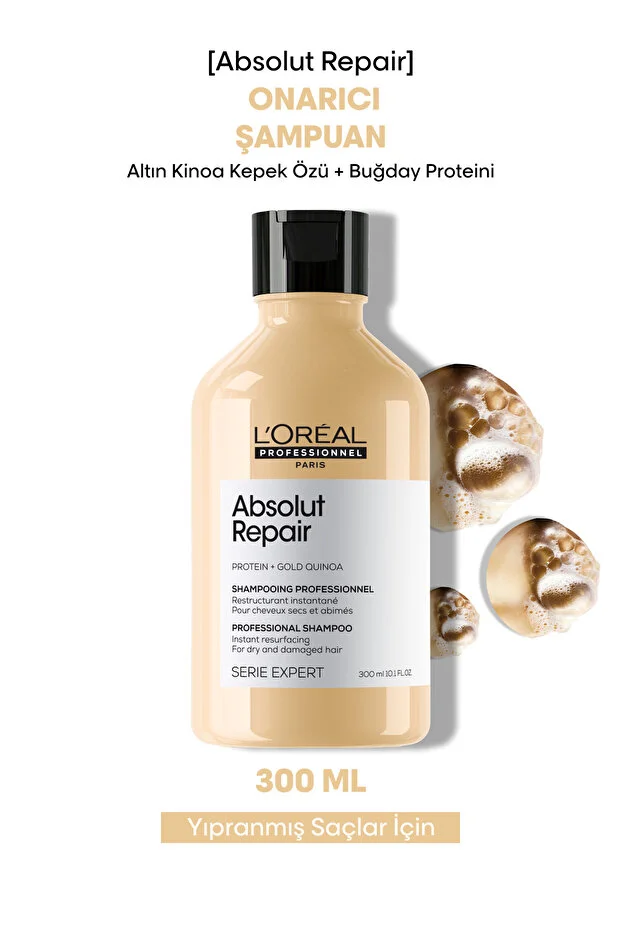  Loreal Professionnel Serie Expert Absolut Repair Yıpranmış Saçlar İçin Onarıcı Şampuan 300 ml