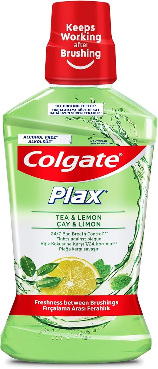 Colgate Plax Çay ve Limon Ağız Bakım Suyu 500 ml