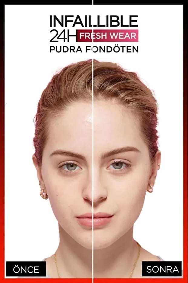 Loreal Paris Infaillible 24h Fresh Wear Pudra Fondöten 180 Rose Sand