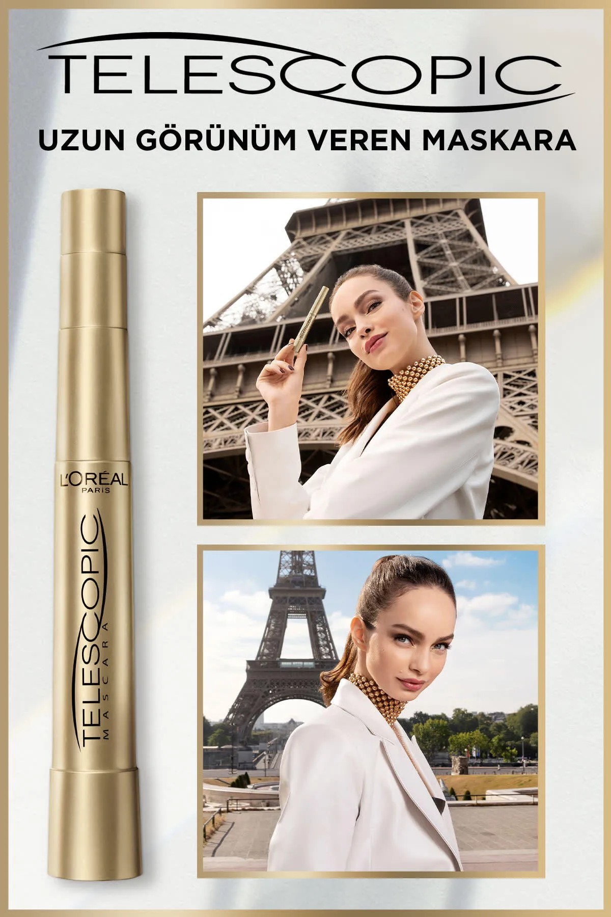 Loreal Paris Telescopic Gold Maskara Siyah