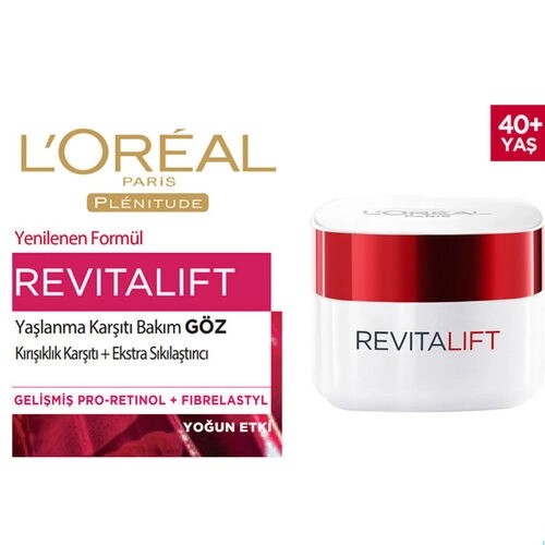 Loreal Paris Göz Kremi Kırışıklık Karşıtı ve Sıkılaştırıcı Krem 15 ml