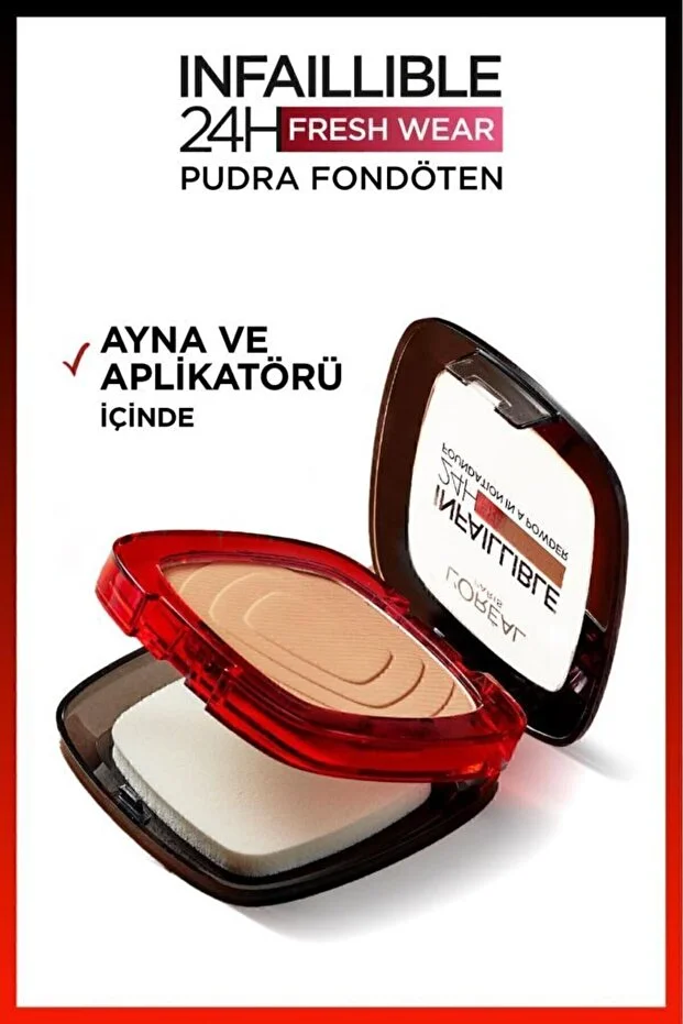 Loreal Paris Infaillible 24h Fresh Wear Pudra Fondöten 180 Rose Sand