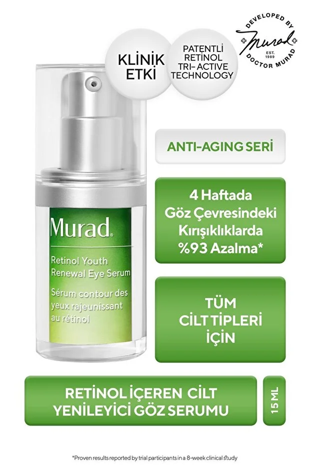 Murad Resurgence Cilt Yenileyici Retinol Göz Serumu 15 ml