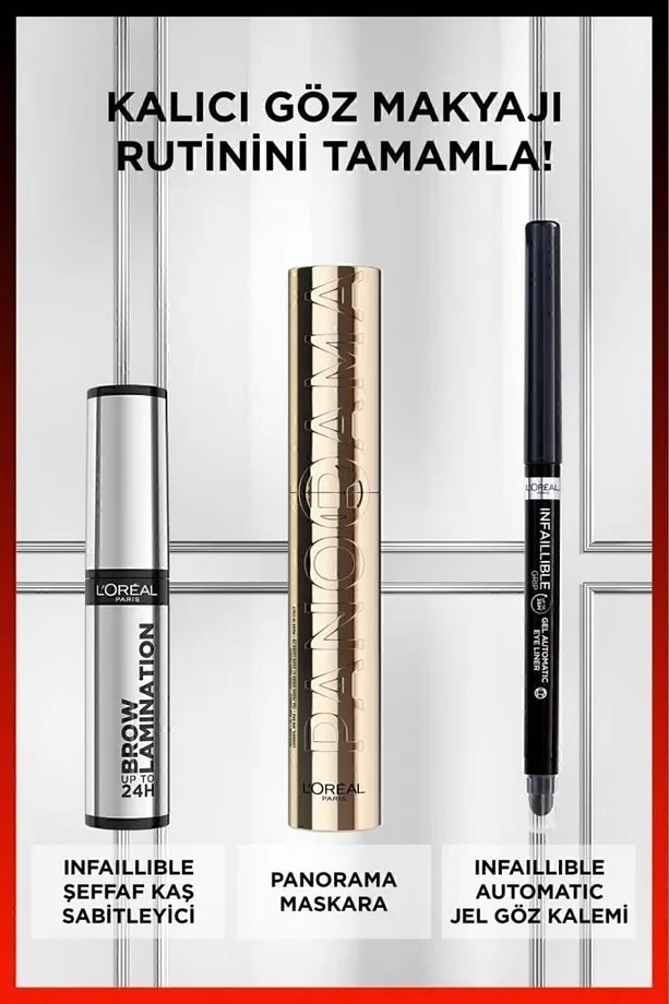 Loreal Paris Infaillible 24H Brow Lamination Şeffaf Kaş Sabitleyici