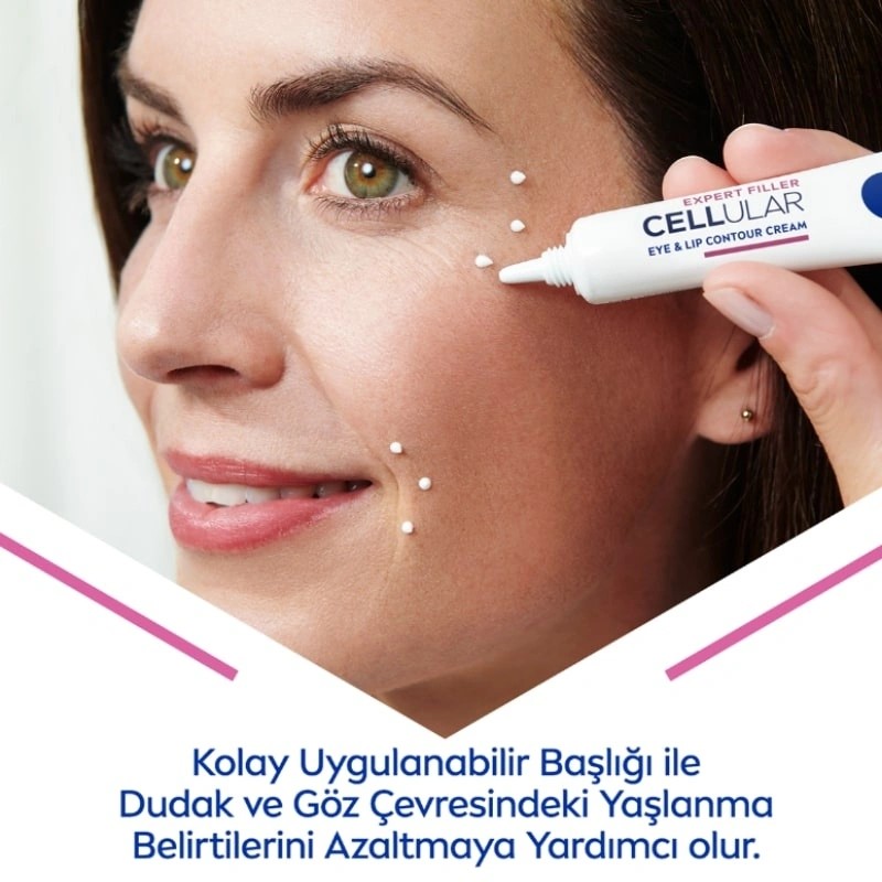 Nivea Hyaluron Cellular Filler Sıkılaştırıcı ve Yaşlanma Karşıtı Göz Kremi 15 ml