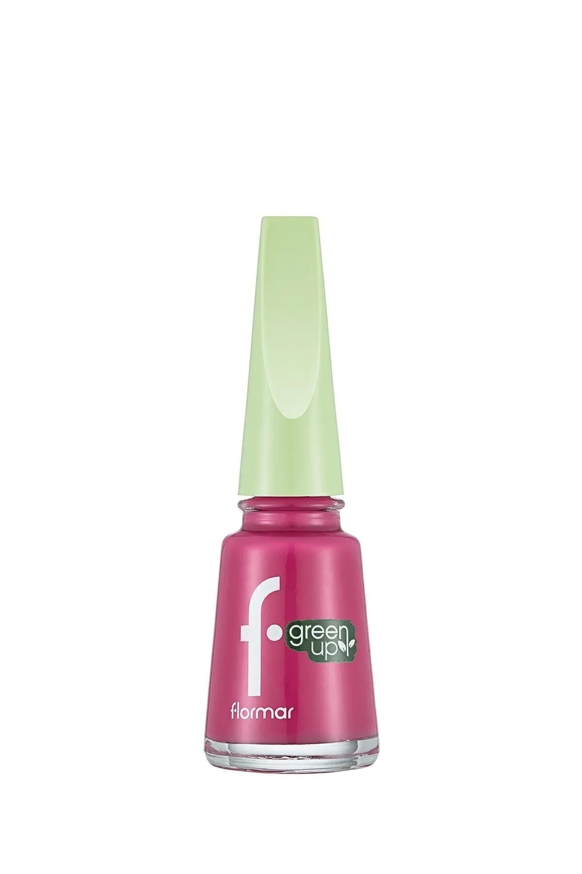 Flormar Parlak Bitişli Nefes Alabilen Vegan Oje Green Up Nail Enamel - 006 Elegant Pink