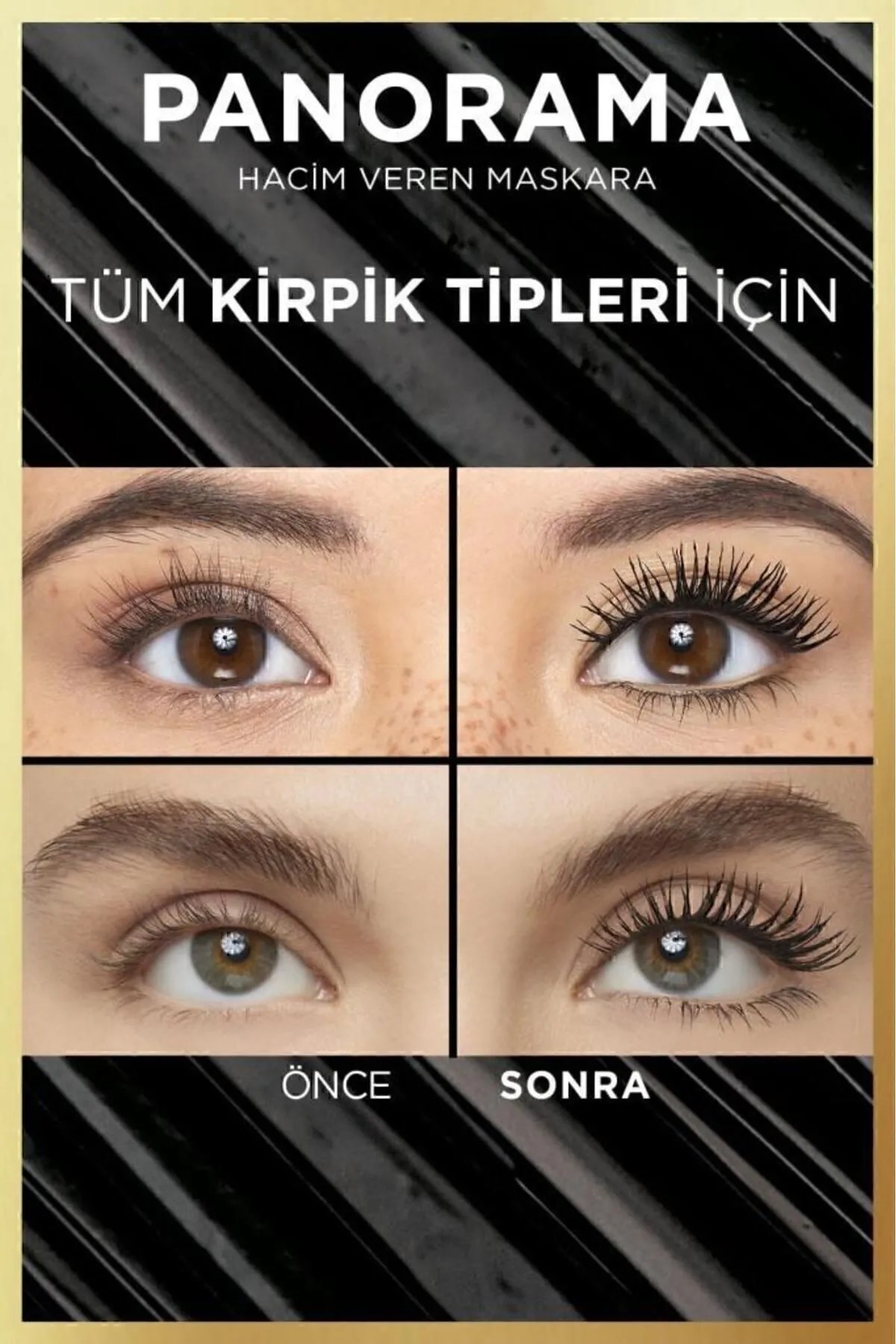 Loreal Paris Panorama Hacim Veren Maskara Siyah