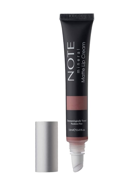 Note Mineral Matte Lip Cream 02 Nude Love Yarı Mat Bitişli Likit Ruj - Nude