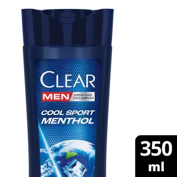 Clear Men Kepeğe Karşı Etkili Şampuan Cool Sport Menthol 350 ml