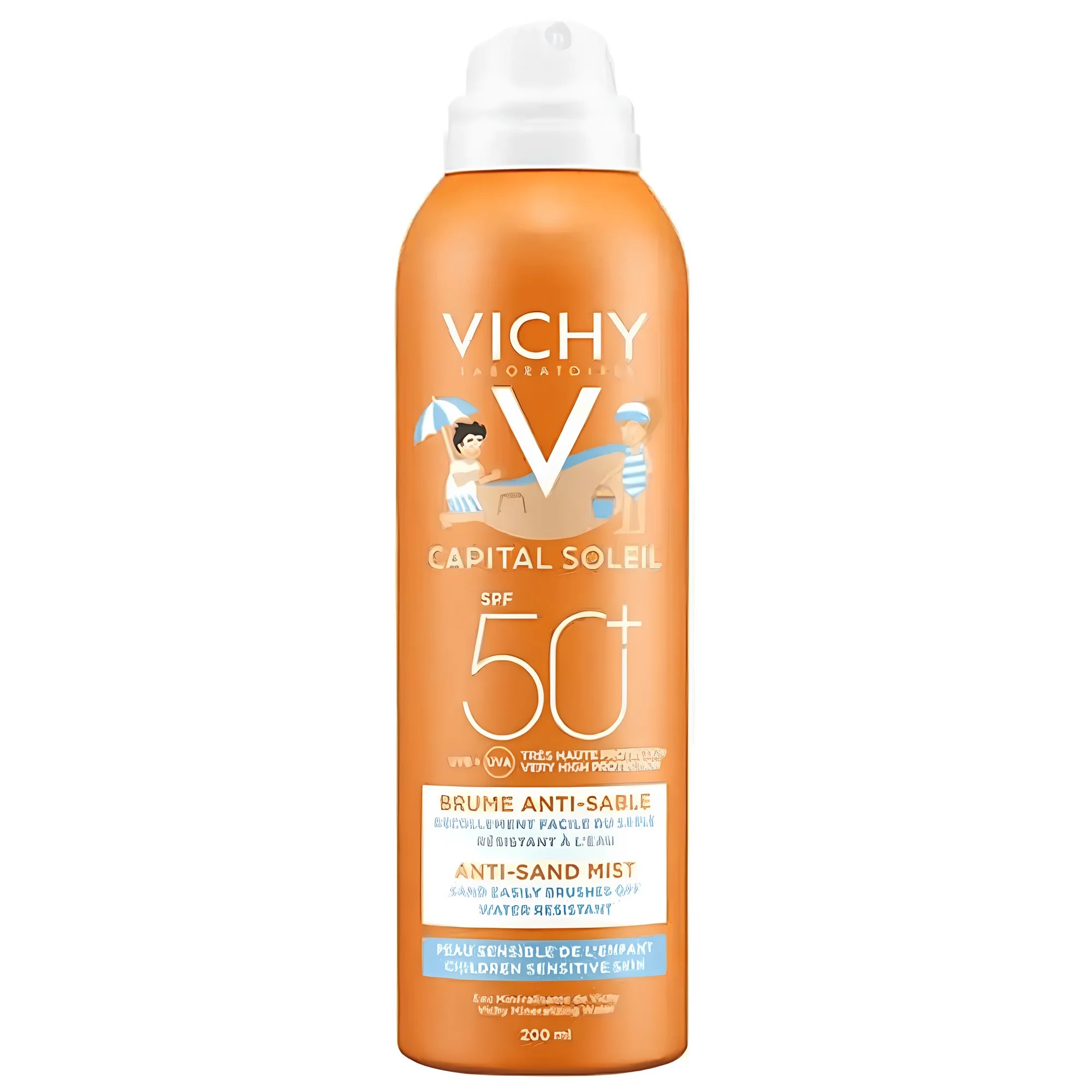 Vichy Capital Ideal Soleil Çocuklar için Kum Yapışmalarına Karşı Çok Yüksek Korumalı Sprey SPF50 200 ml