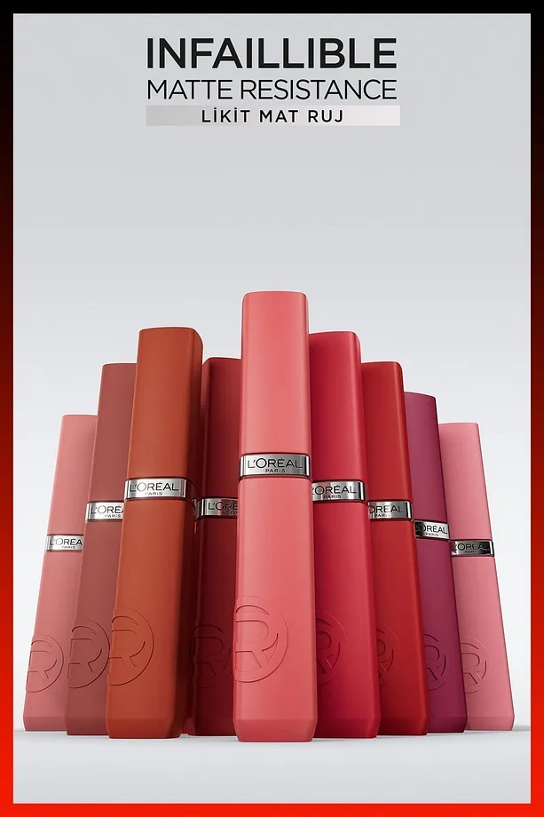 Loreal Paris Infaillible Matte Resistance Likit Mat Ruj - 420 Le Rouge Paris
