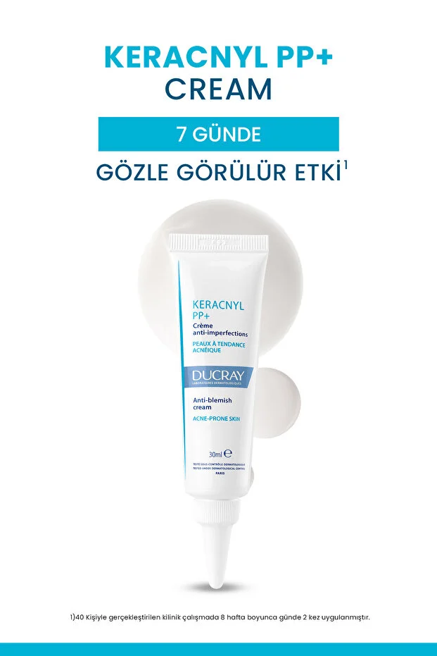 Ducray Keracnyl PP+ Akneye Eğilimli Ciltler İçin Bakım Kremi 30 ml