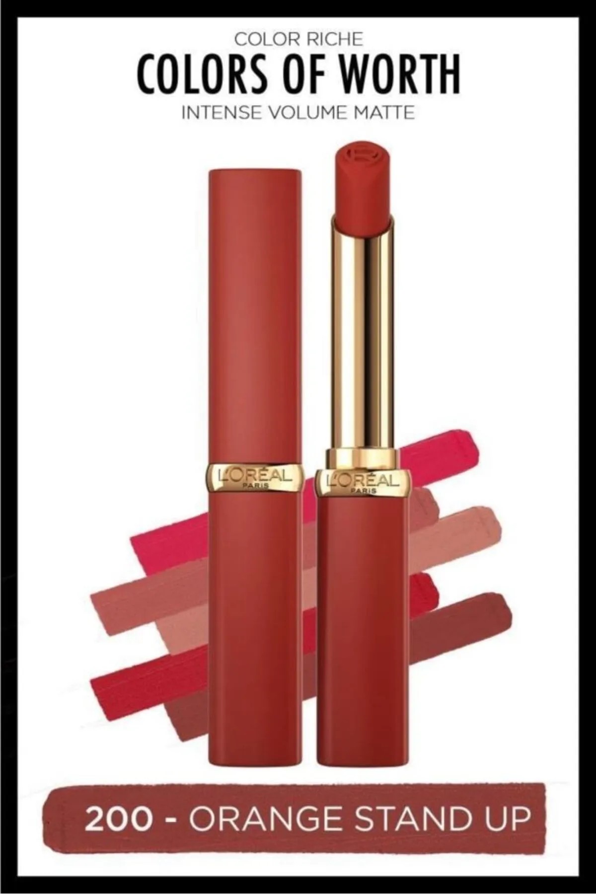 Loreal Paris Color Riche Intense Volume Matte Ruj - 200 Orange Stand Up