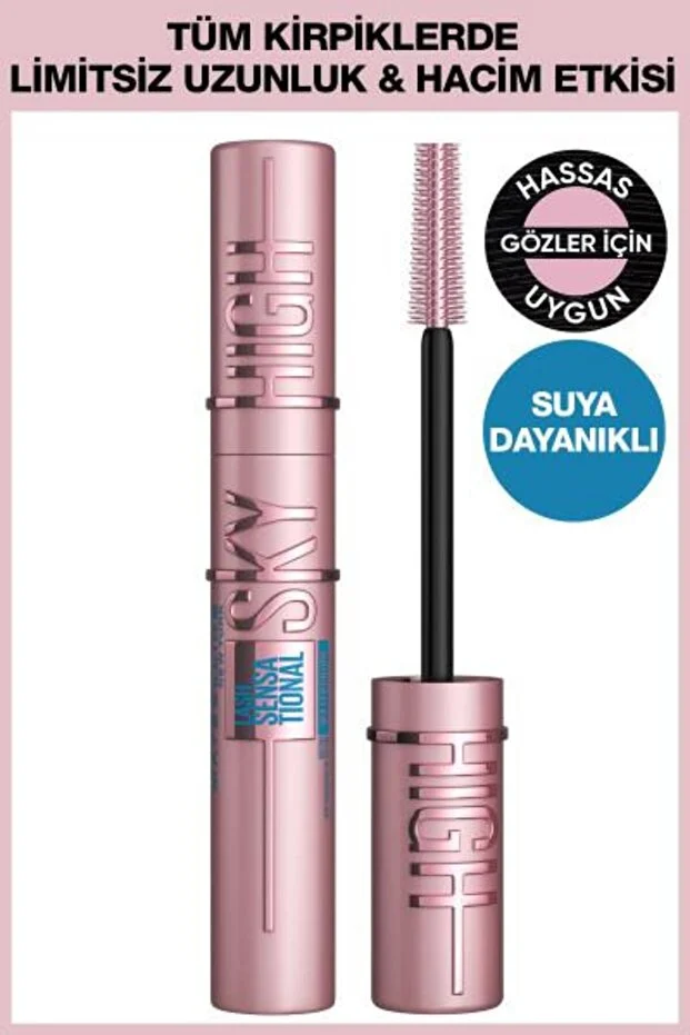 Maybelline New York Lash Sensational Sky High Suya Dayanıklı Waterproof Maskara