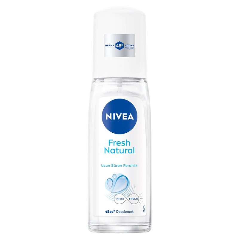 Nivea Kadın Pump Sprey Deodorant 75 ml 48 Saat Ter Koruması Uzun Süren Ferahlık Okyanus Özleri Esansı