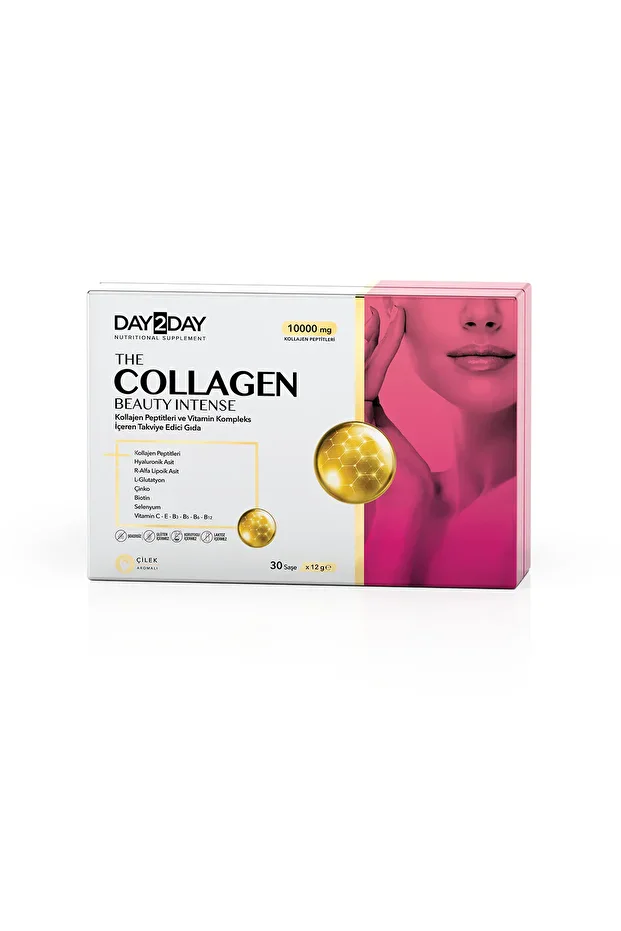 Day2Day The Collagen Beauty Intense 30 Saşe x 12 gr (Çilek Aromalı)
