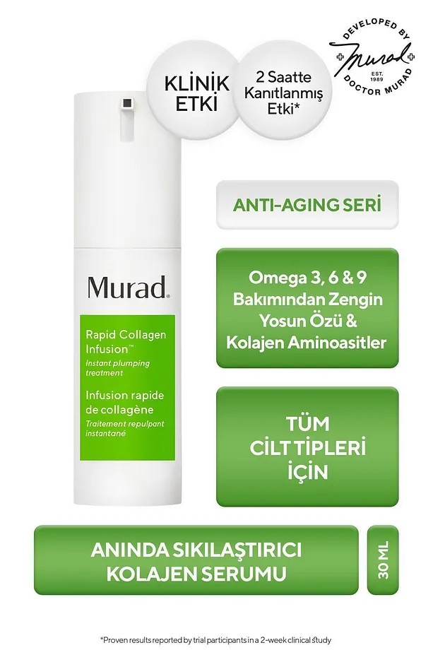 Murad Rapid Collagen Infusion – Anında Sıkılaştırıcı Kolajen Serumu 30 ml