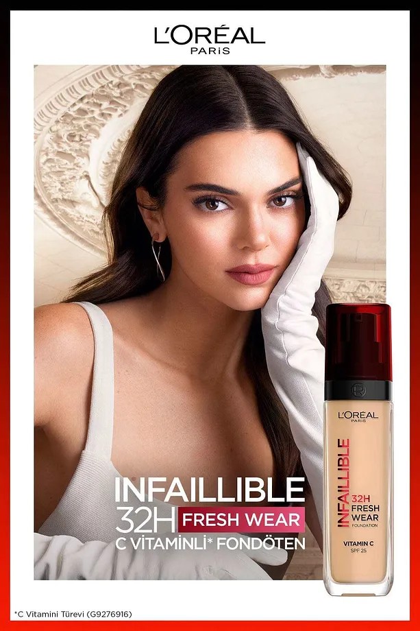 Loreal Paris Infaillible 32h Fresh Wear C Vitaminli Fondöten - 125 Natural Beige Kapatıcı