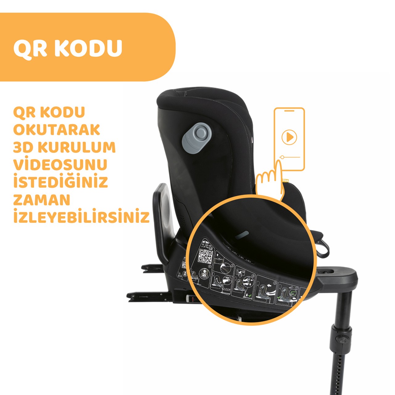 Chicco Seat2fit i-Size Air Oto Koltuğu Siyah