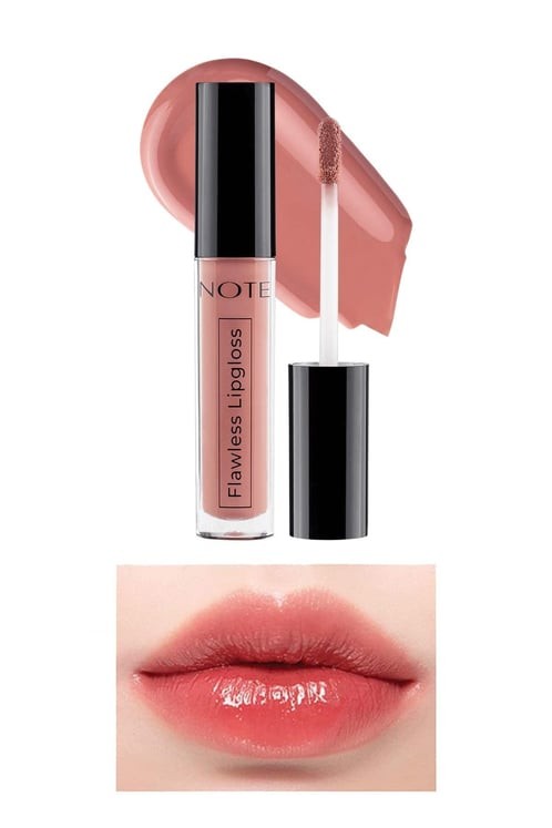 Note Flawless Lipgloss 01 Nude Touch Nemlendirici Etkili Parlak Ruj - Nude