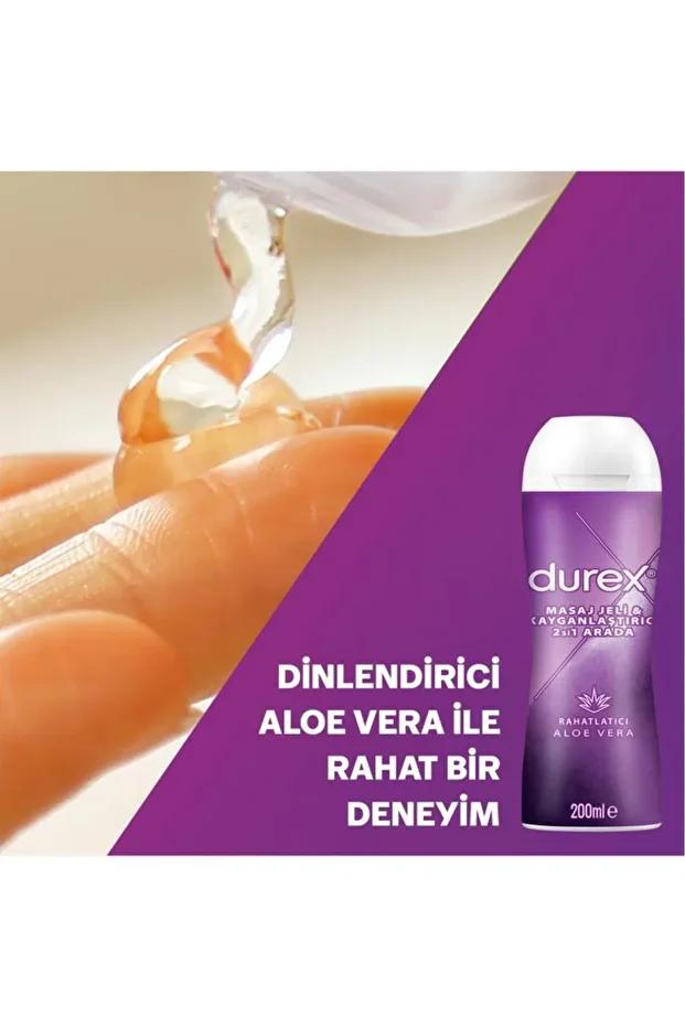 Durex Play 2 Si 1 Arada Kayganlaştırıcı Aloe Vera Jel 200 ml
