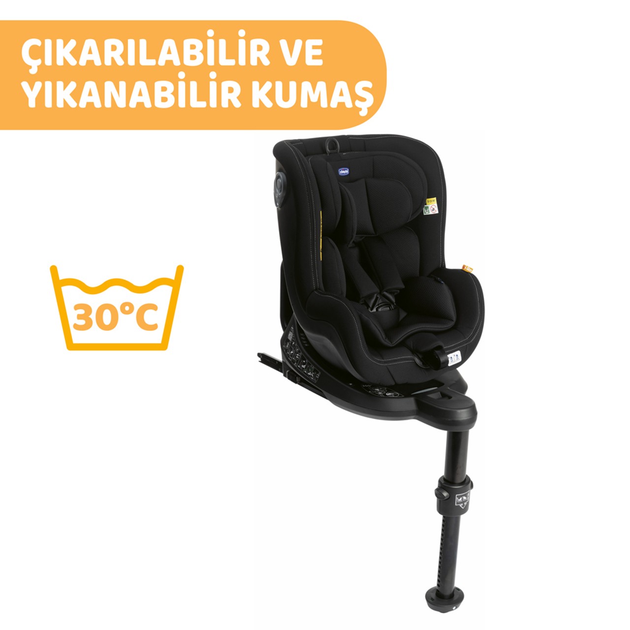 Chicco Seat2fit i-Size Air Oto Koltuğu Siyah