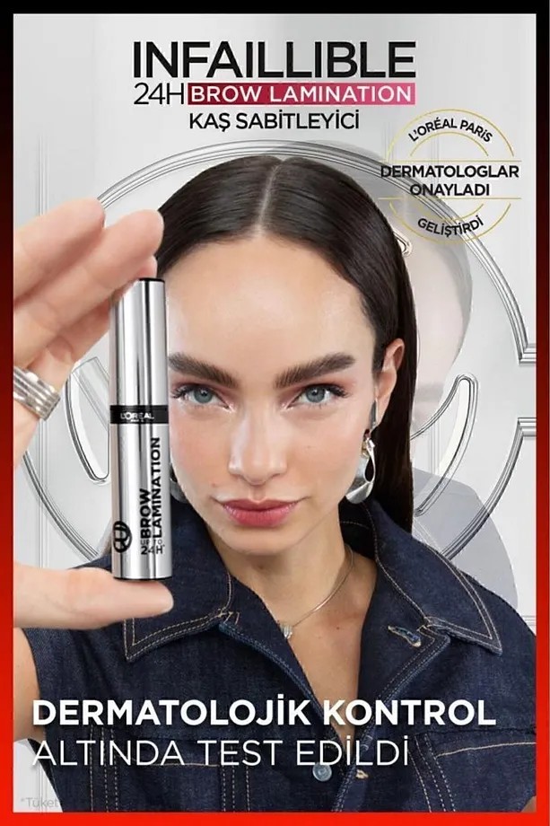 Loreal Paris Infaillible 24H Brow Lamination Şeffaf Kaş Sabitleyici