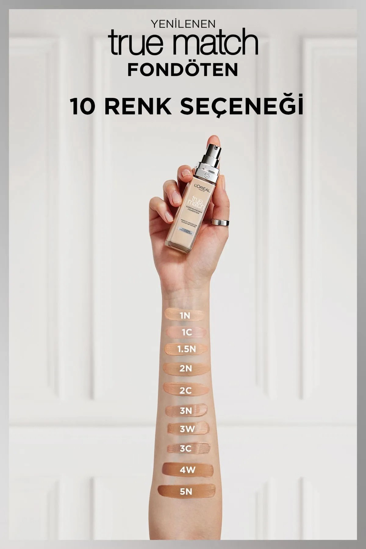 Loreal Paris True Match Bakım Yapan Fondöten - 3C Soğuk Alt Ton