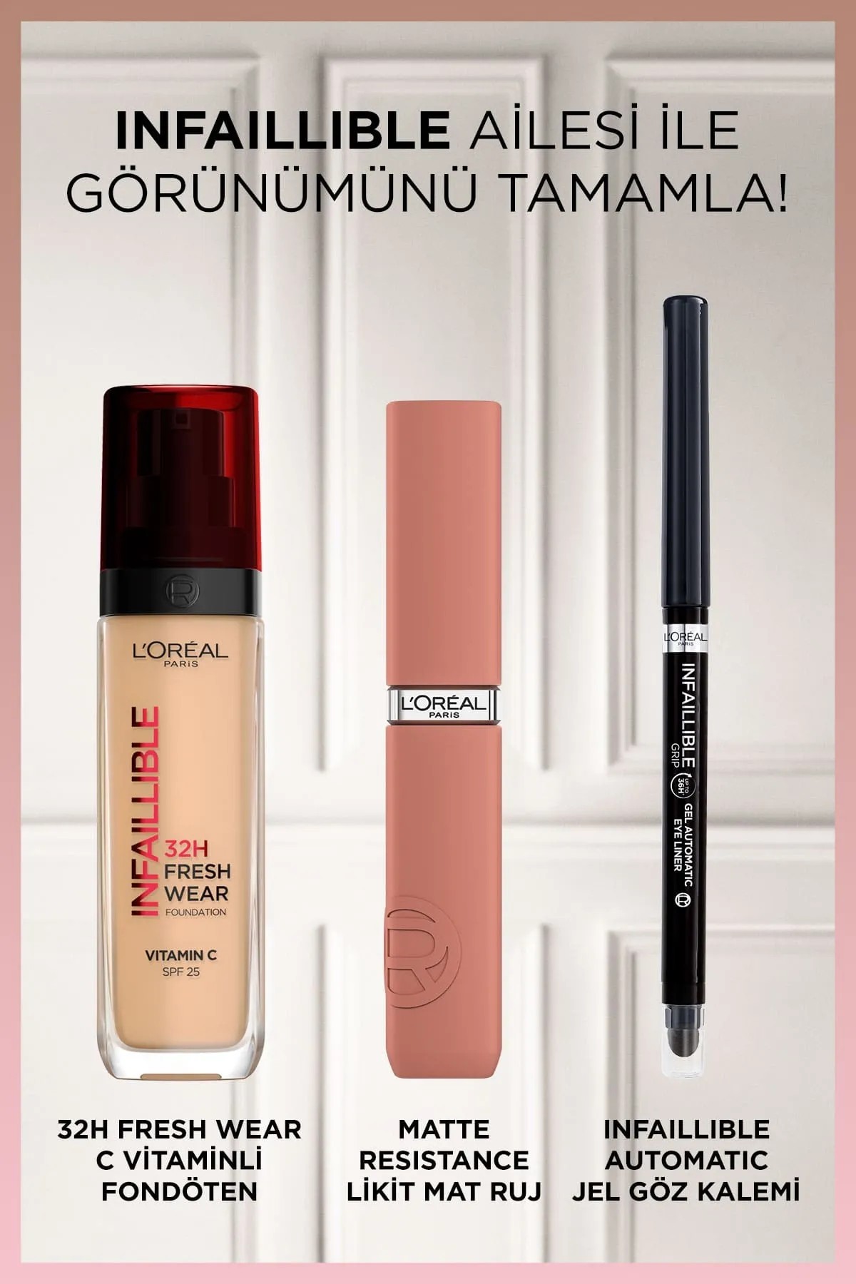 Loreal Paris Infaillible Matte Resistance Likit Mat Ruj - 630 Rose Heat