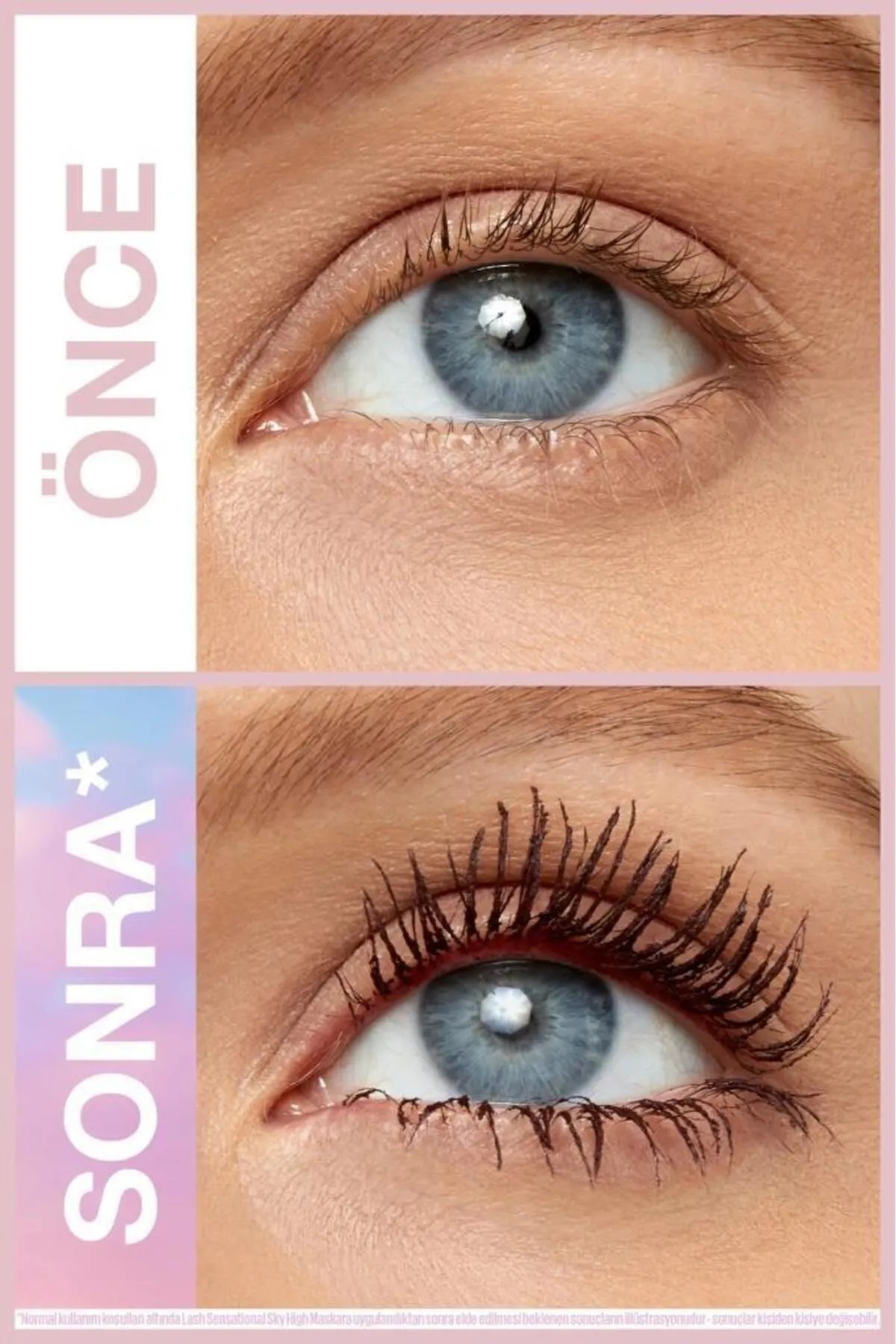 Maybelline New York Lash Sensational Sky High Burgundy Haze Maskara - Mürdüm