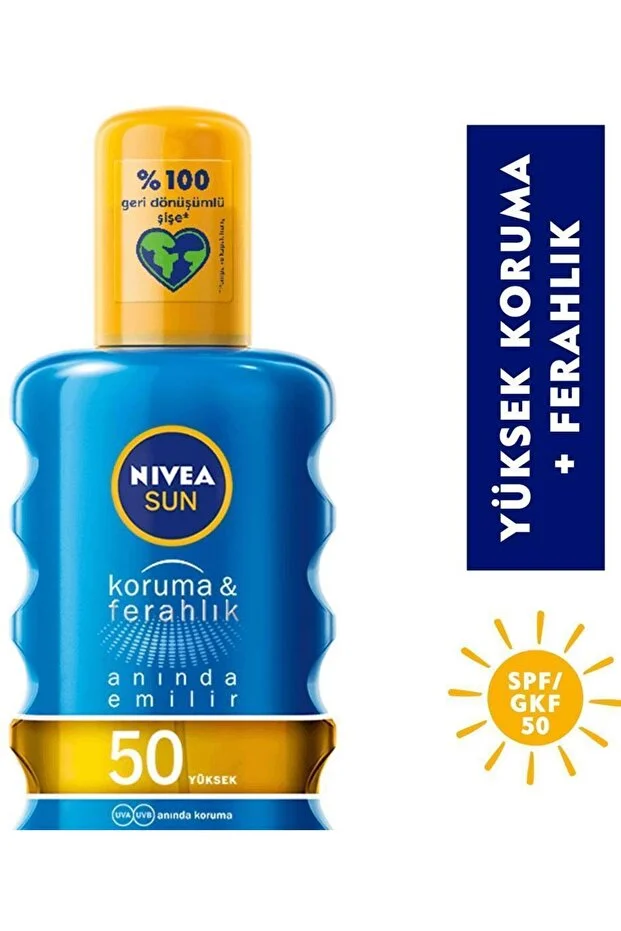 Nivea Sun Koruma & Ferahlık Sağlayan Güneş Spreyi SPF 30 200 ml
