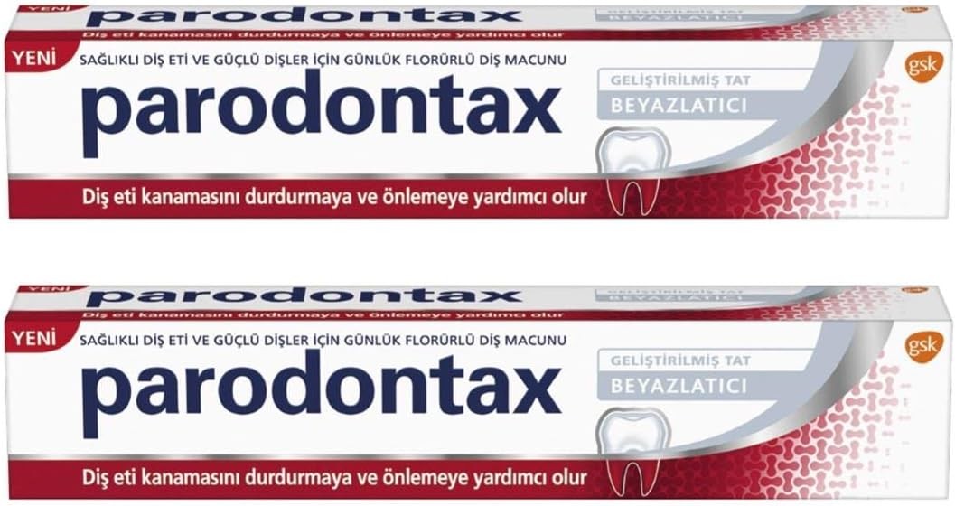 Parodontax Diş Eti Bakımı Beyazlatıcı Diş Macunu 75 ml x 2 Adet