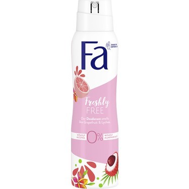 Fa Freshly Free Greyfurt Liçi Deodorant 150 ml